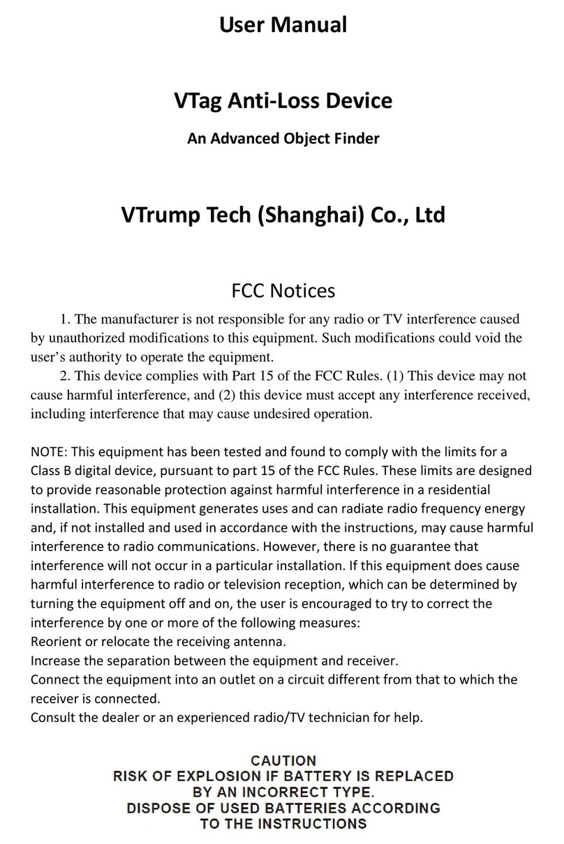 VTrump Tech Vtag user manual