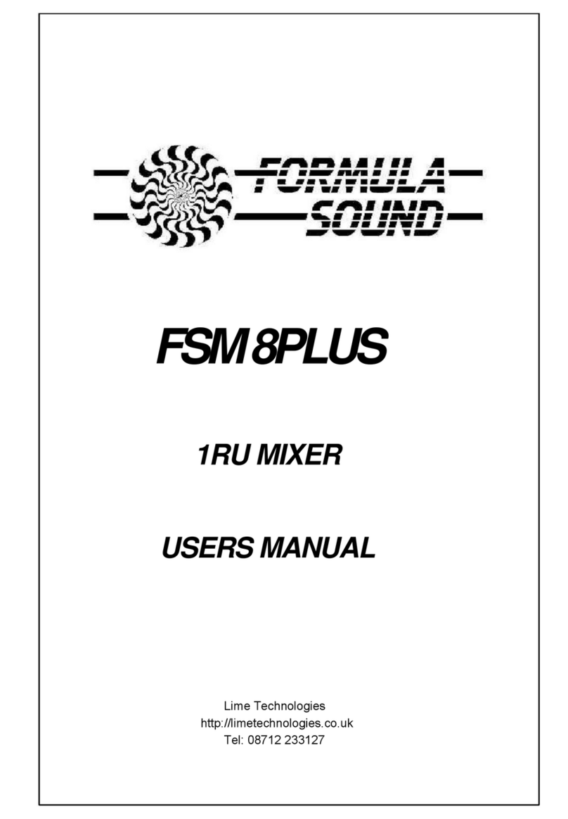 Formula Sound FSM8PLUS user manual