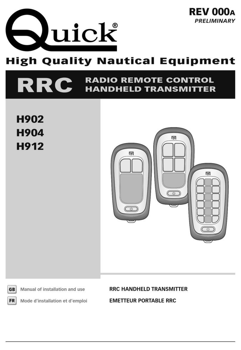 Quick H902 Reference manual Quick H902 Reference manual