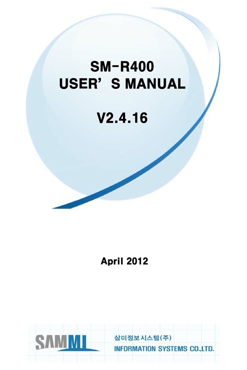 sammi SM-R400 user manual sammi SM-R400 user manual