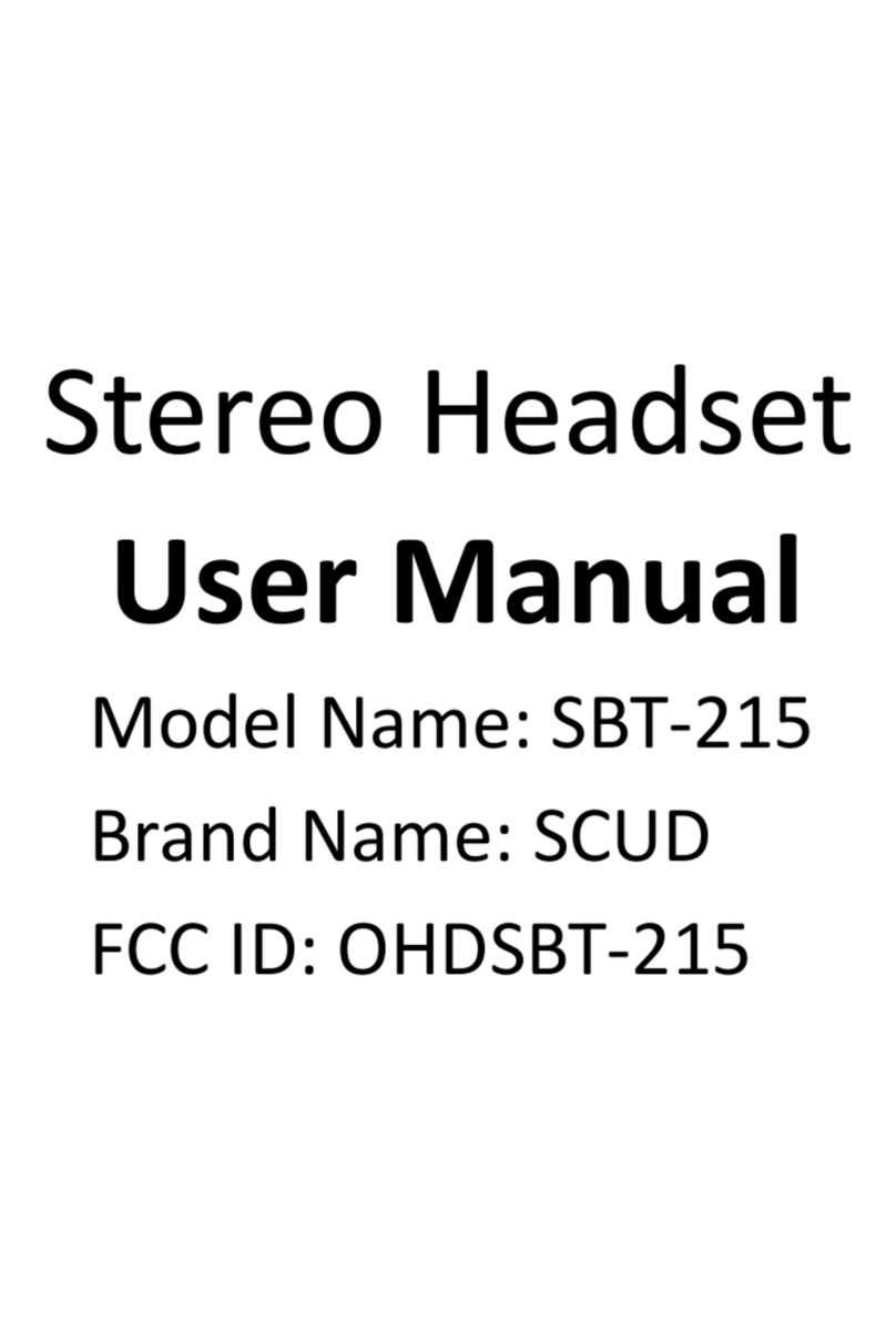 SCUD SBT-215 user manual