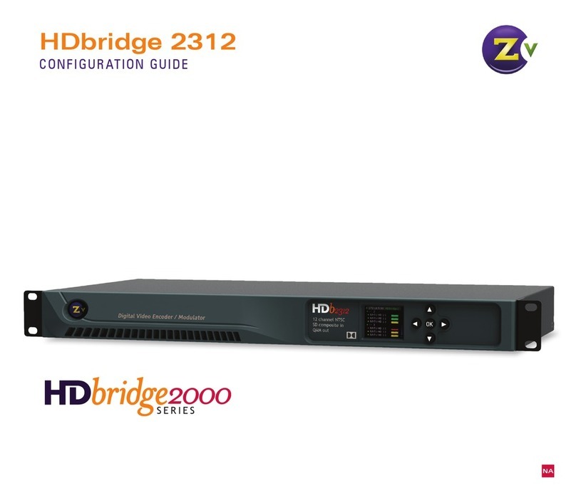 ZeeVee HDbridge 2000 Series User manual