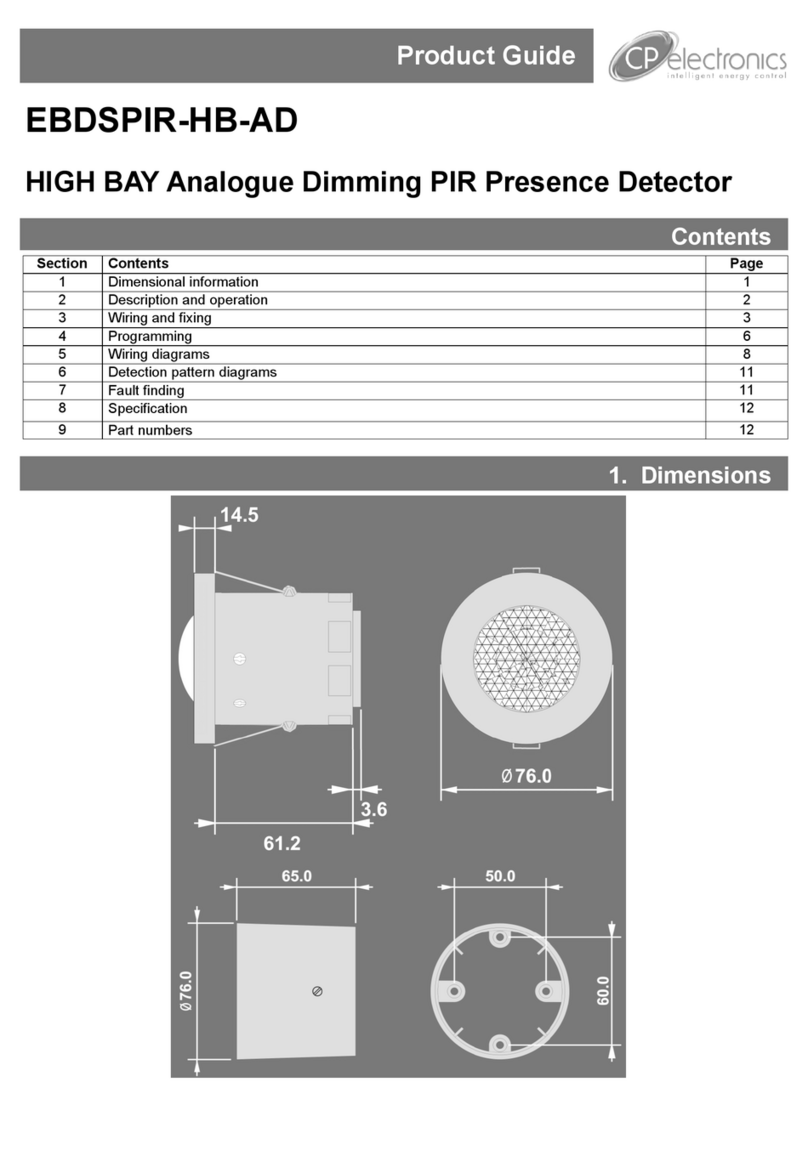 C.P. Electronics EBDSPIR-HB-AD User manual
