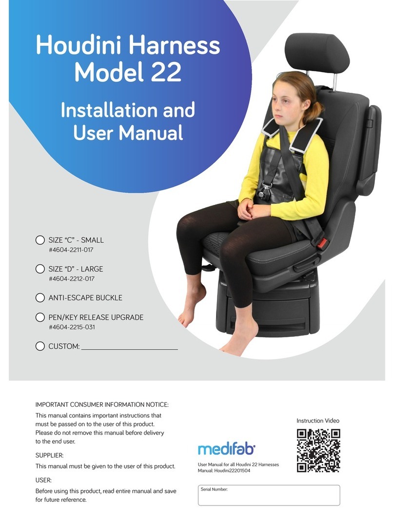 Medifab Houdini Harness 22 User manual