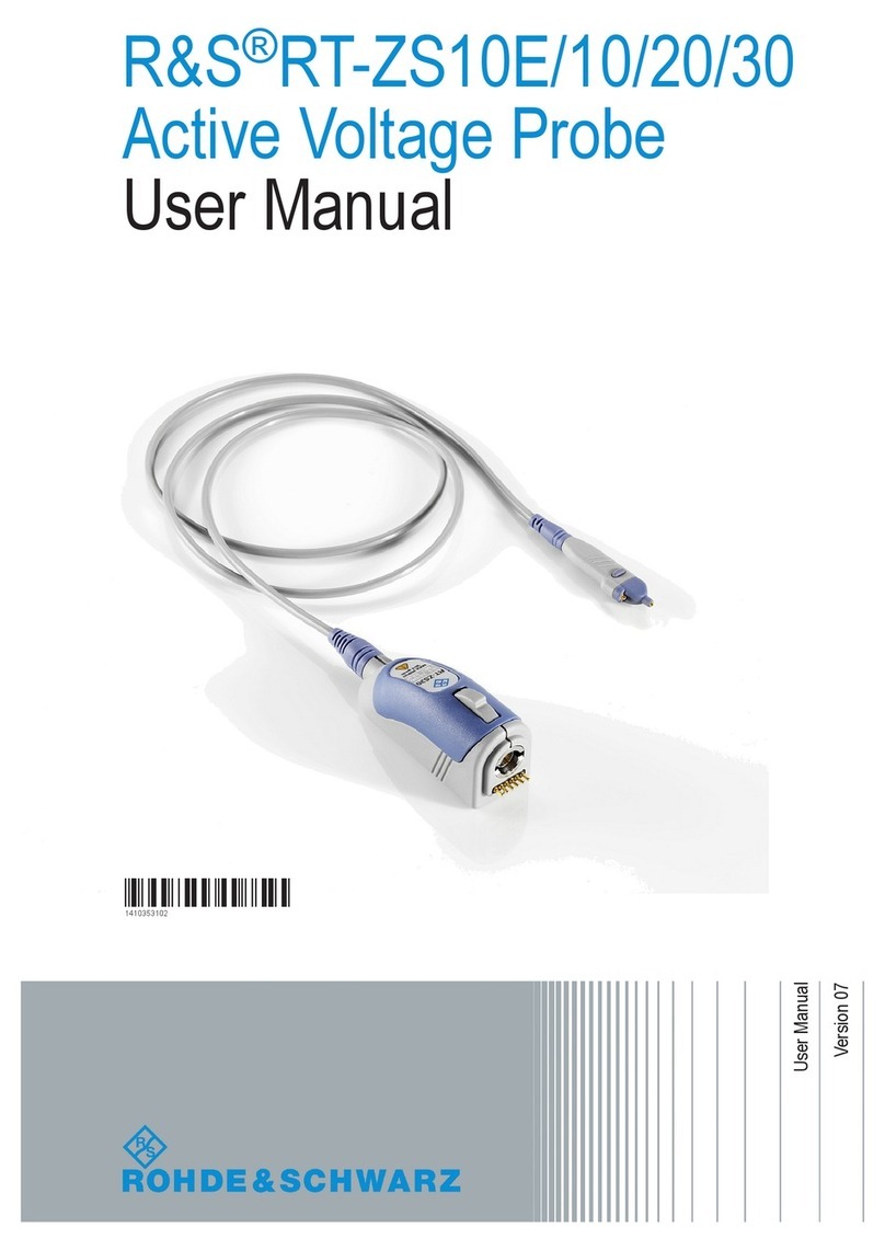 Rohde & Schwarz RT-ZS10 user manual