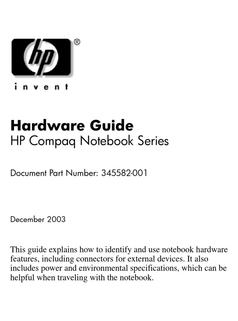 HP Compaq Notebook series Installation instructions