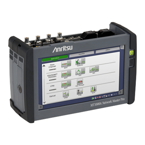 Anritsu MT1000A Network Master Pro user manual