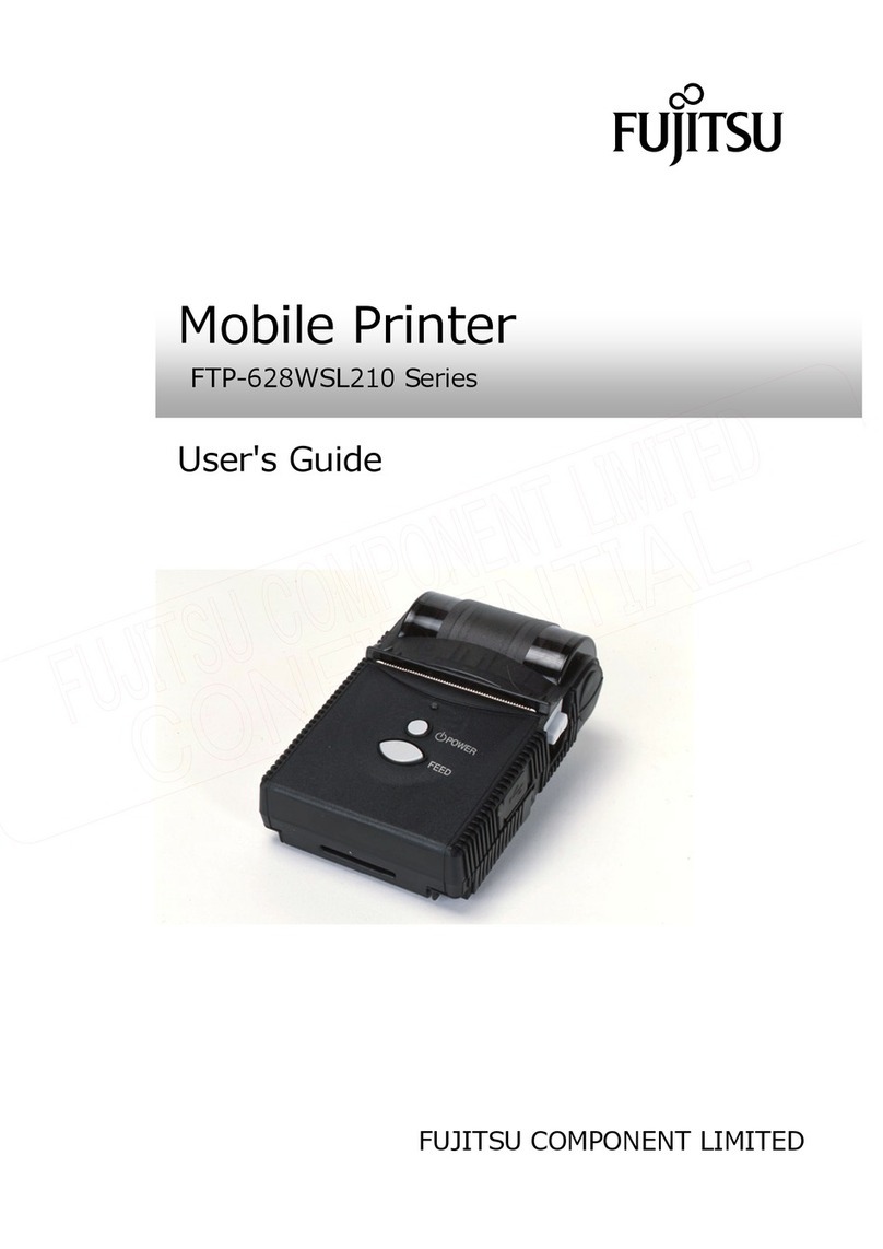 Fujitsu FTP-628WSL210 Series User manual Fujitsu FTP-628WSL210 Series User manual