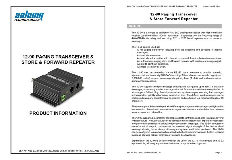 Salcom 12-90 Product information