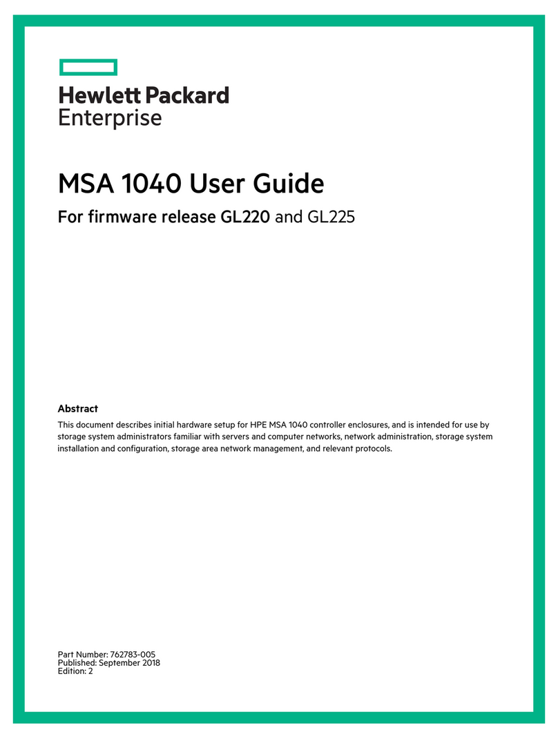 Hewlett Packard Enterprise MSA 1040 user guide