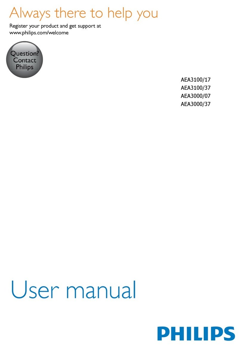 Philips AEA3100/17 user manual