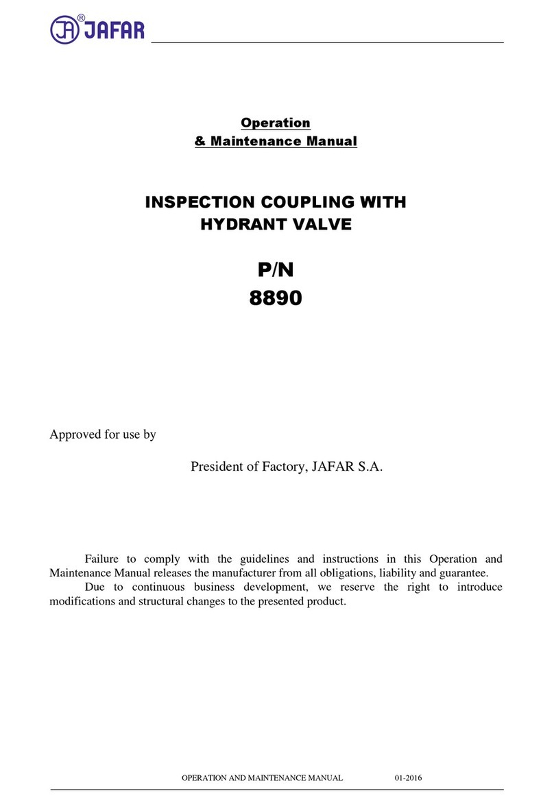 Jafar 8890 Operation & maintenance manual