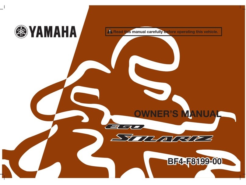 Yamaha Ego Solariz owner's manual