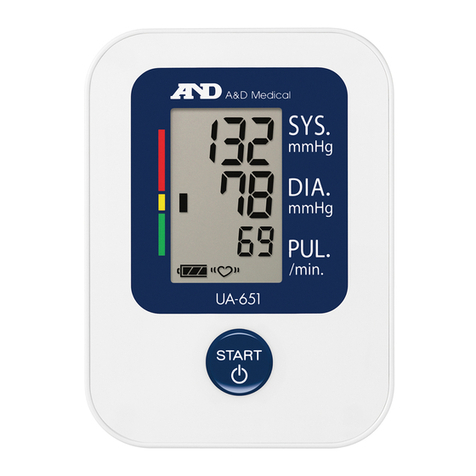 A&D UA-651-AC Series User manual