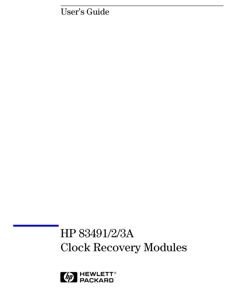 HP HP 83491A User manual