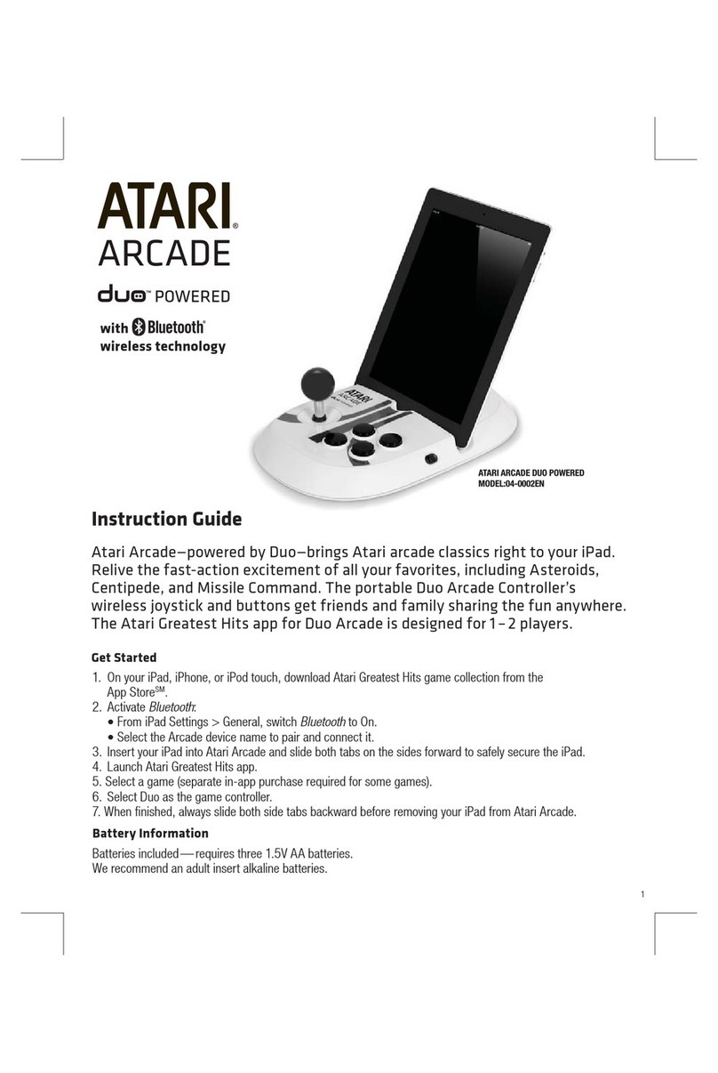 Atari Arcade Duo Powered 04-0002EN Manual