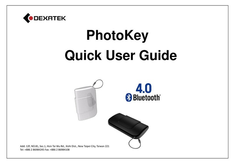 Dexatek PhotoKey Quick user guide