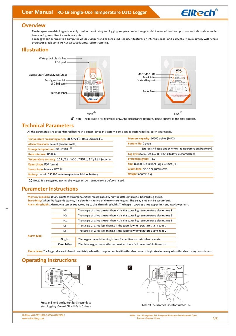 Elitech RC-19 user manual