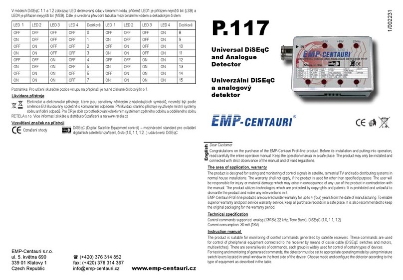 EMP-Centauri P.117 instruction manual
