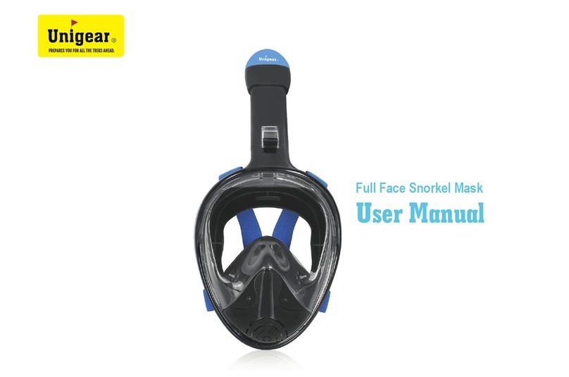 Unigear Full Face Snorkel Mask user manual