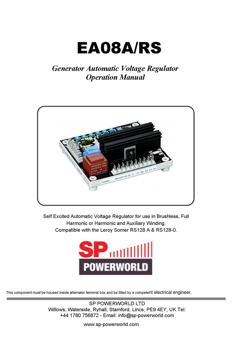 SP POWERWORLD EA08A/RS User manual
