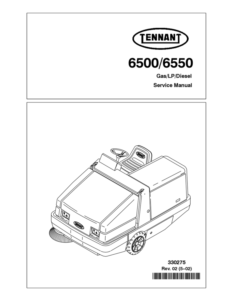 Tennant 6550 Service manual