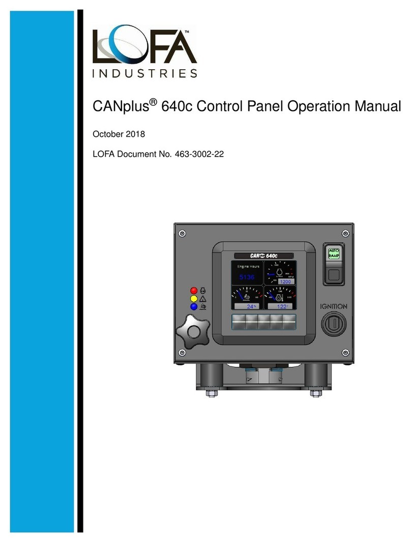Lofa CANplus 640c Operation manual