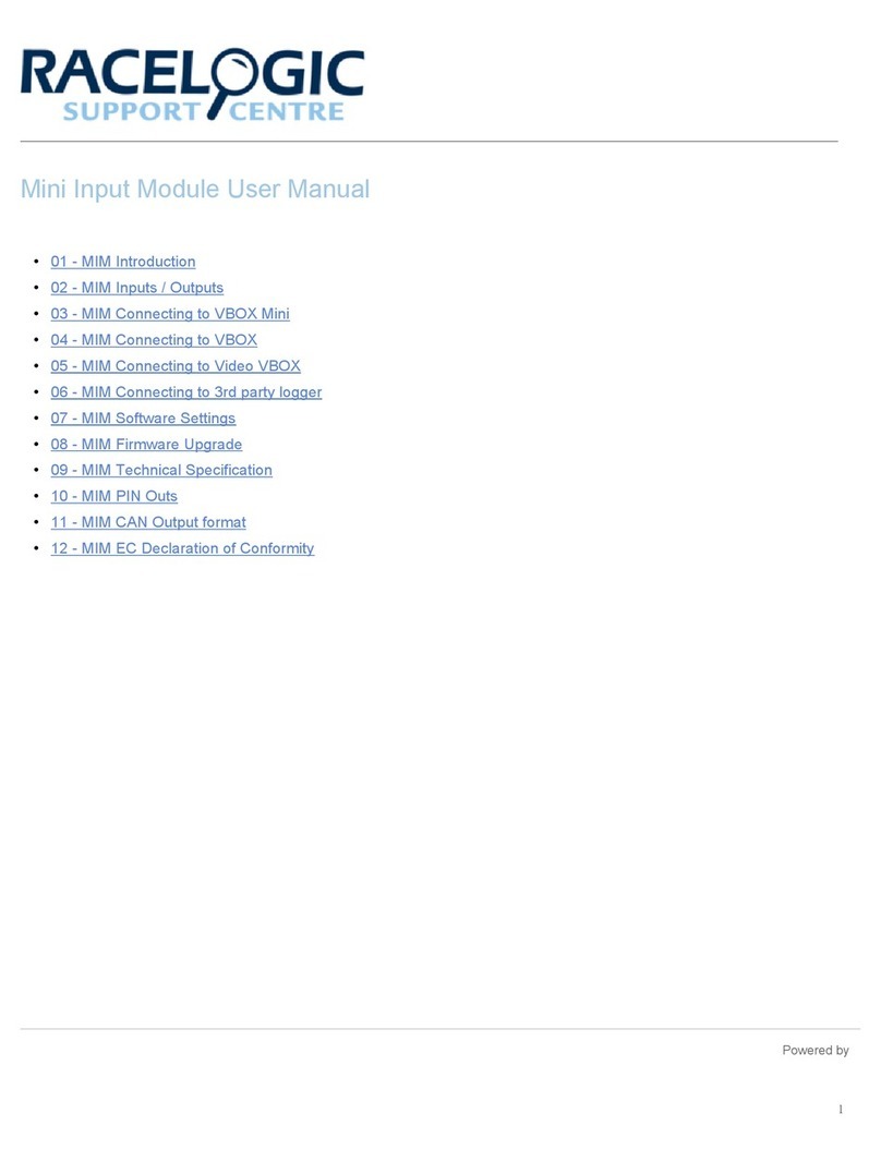 Racelogic MIM01 user manual