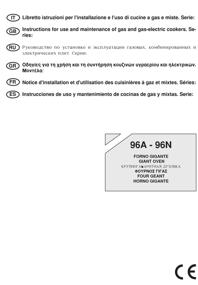Bompani BO683DCN Instructions for use and maintenance