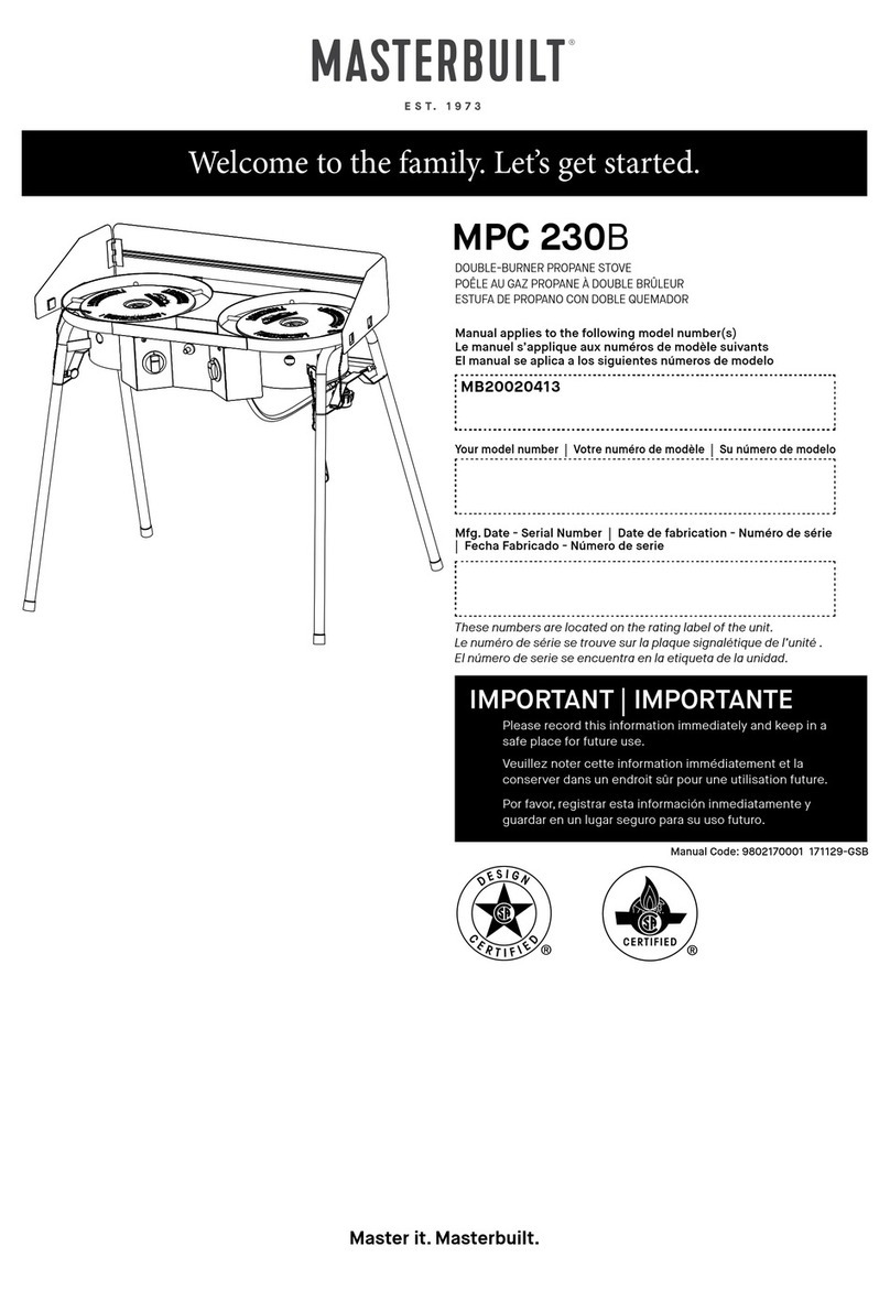 Masterbuilt MPC 230B user manual