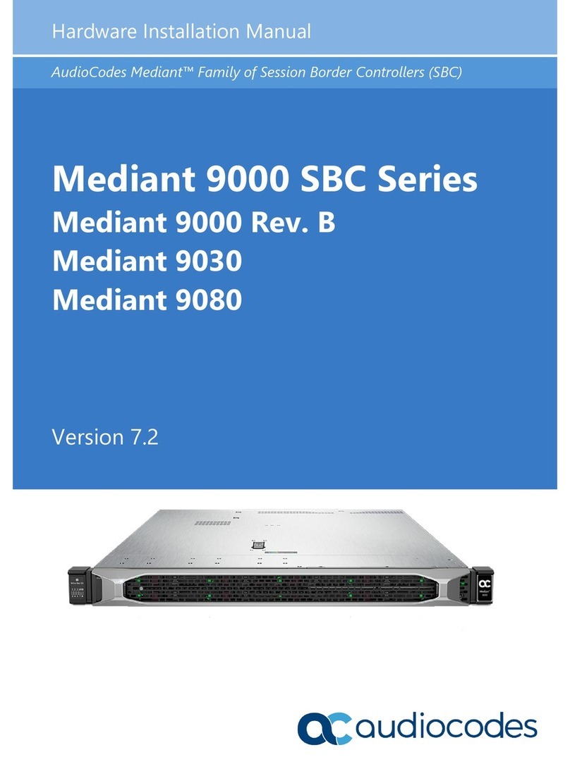 AudioCodes Mediant 9000 SBC Assembly instructions