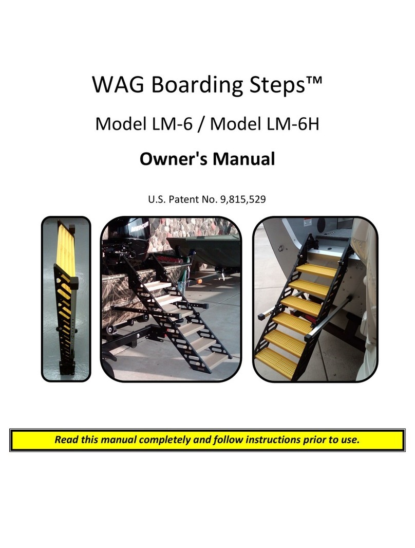 WaterDog Adventure Gear WAG Boarding Steps LM-6 owner's manual