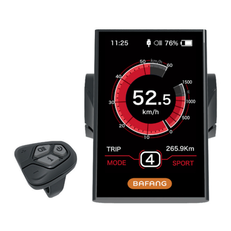 BAFANG DP C18.UART User manual BAFANG DP C18.UART User manual
