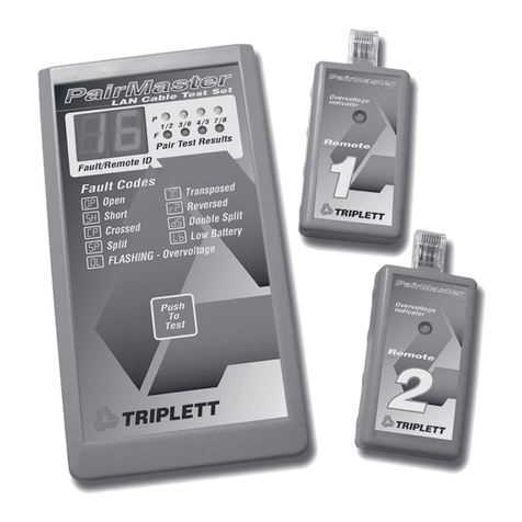 Triplett PairMaster  3240-22 User manual