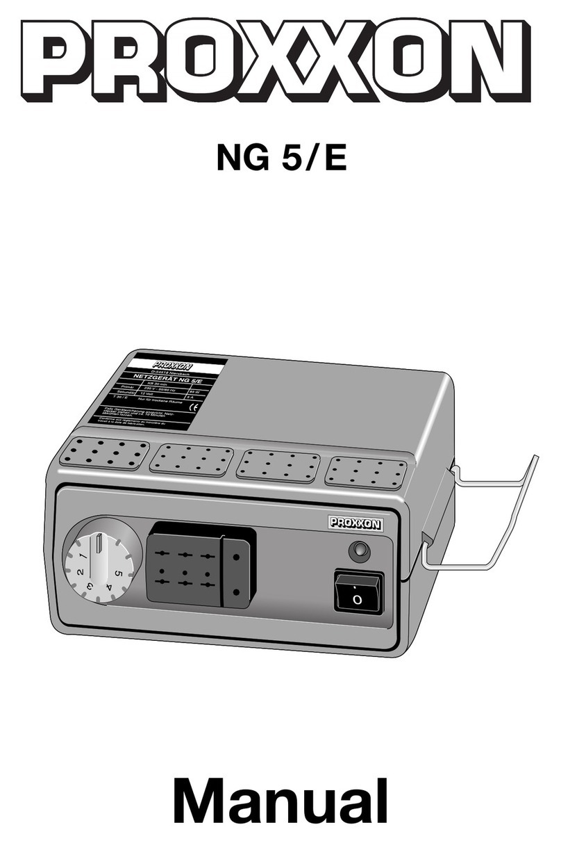 Proxxon NG 5/E manual