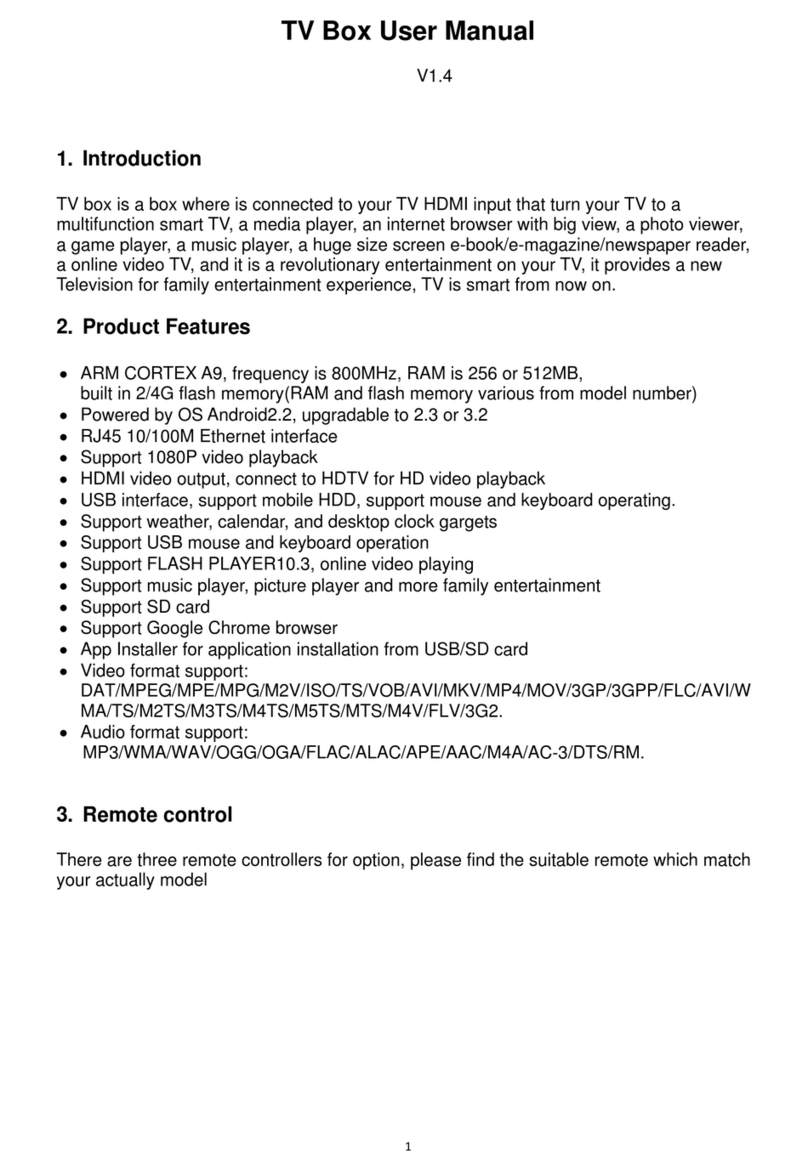 Comigo BOX 1 User manual