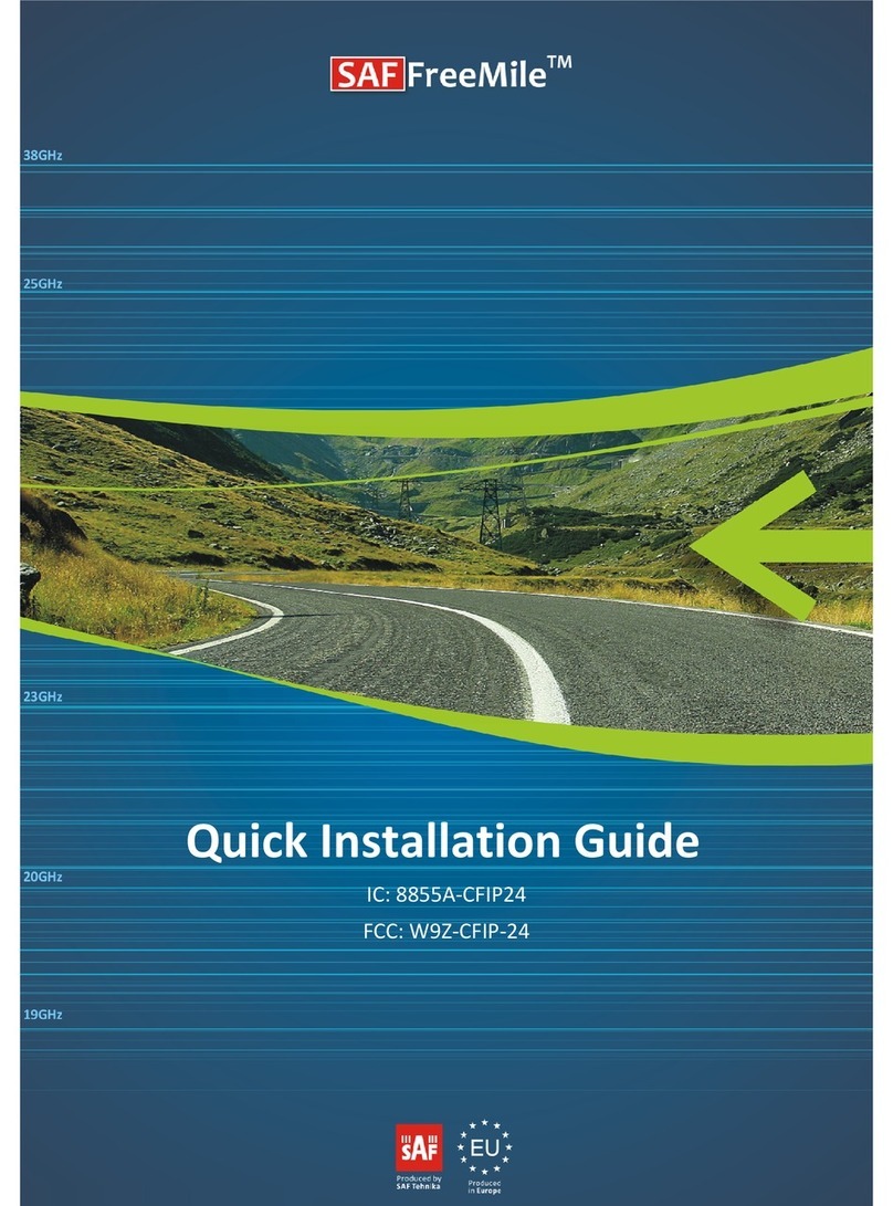SAF FreeMile Series Quick installation guide