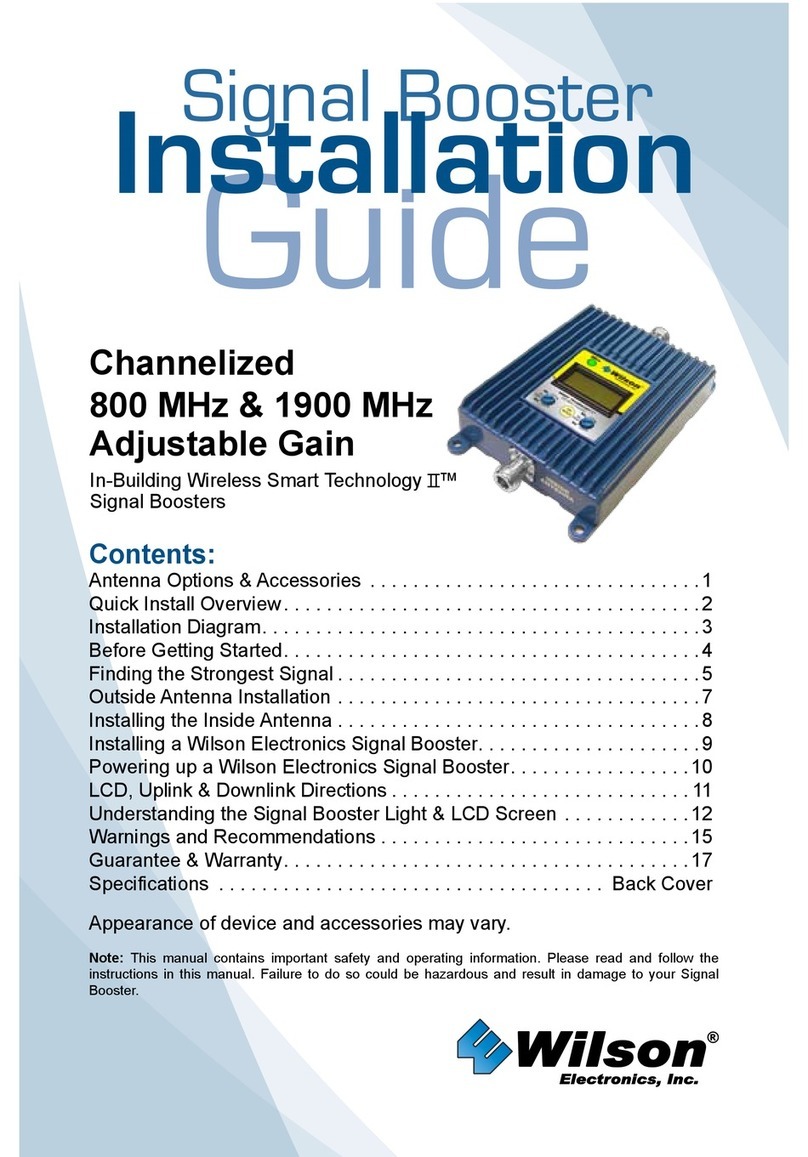 Wilson Electronics 277380 User manual Wilson Electronics 277380 User manual