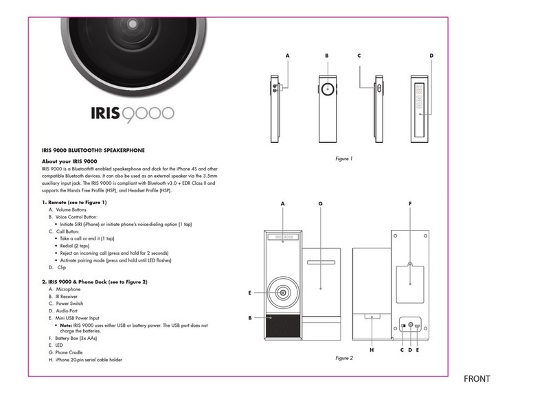 IRIS 9000 instructions