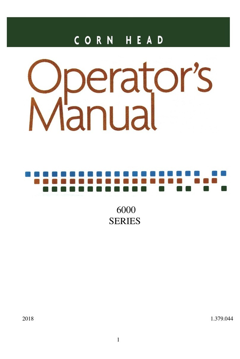 Harvestec 6000 Series Operator's manual