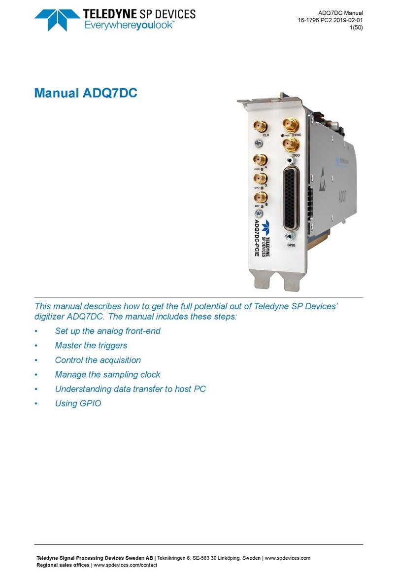 Teledyne SP Devices ADQ7DC User manual
