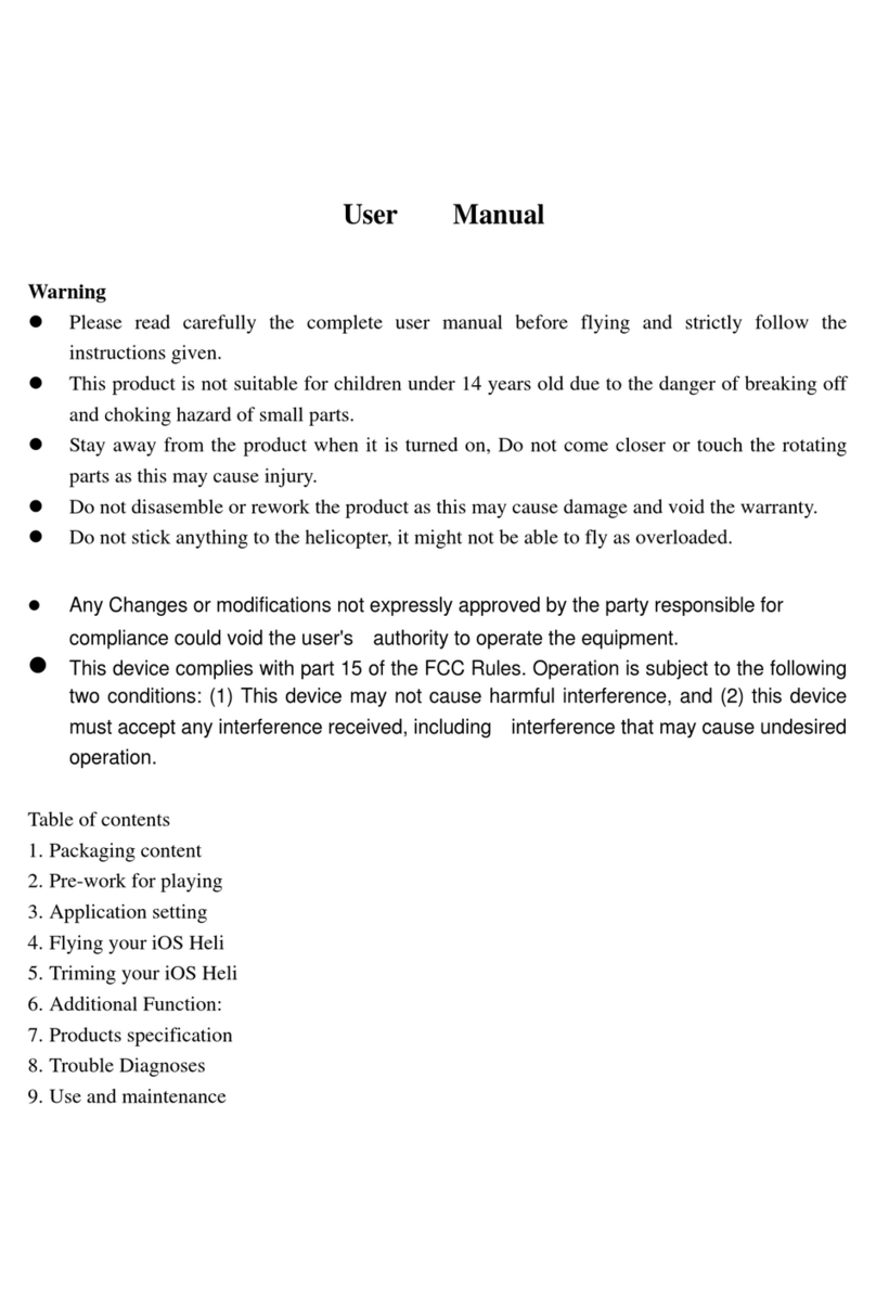Weccan Weccan-BT Heli User manual