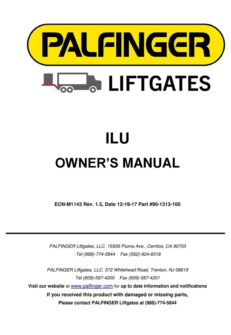 Palfinger ILU Under Slider 50 User manual