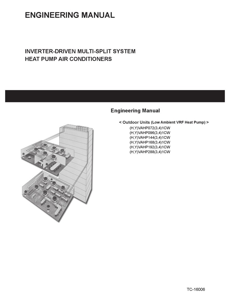 Johnson Controls (H,Y)VAHP072(3,4)1CW Installation and operation manual