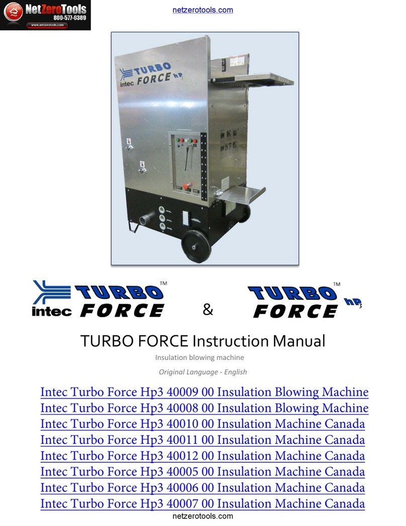 Intec Turbo Force Hp3 40009 00 instruction manual