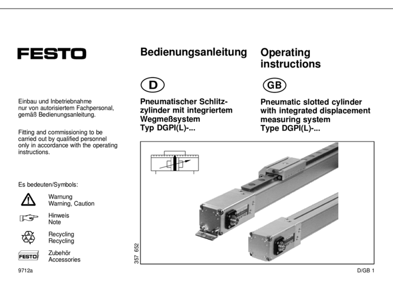 Festo DGPI(L)-Series operating instructions