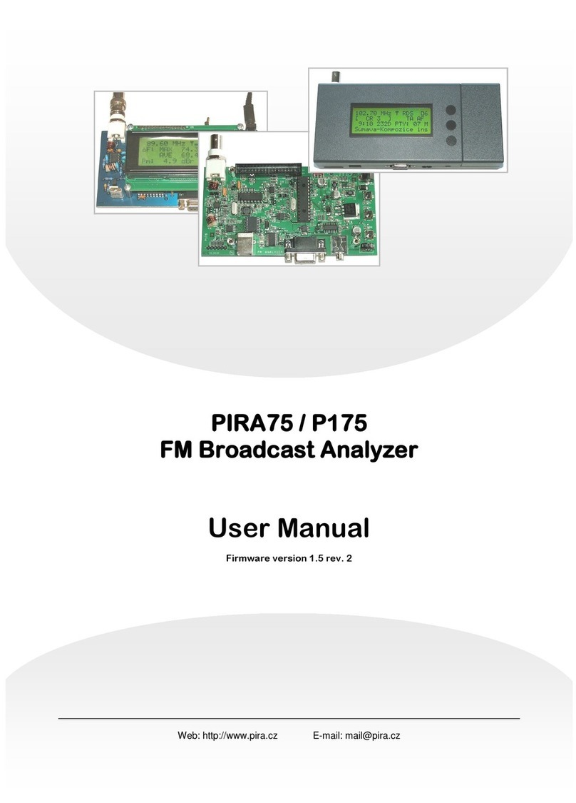 Pira PIRA75 user manual
