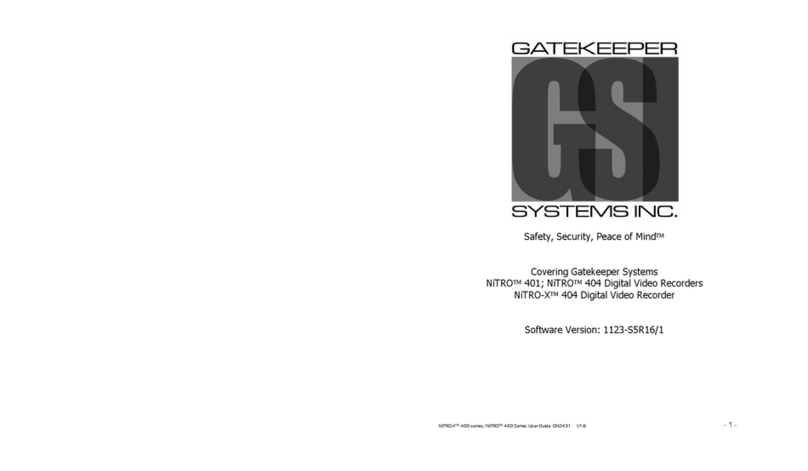 Gatekeeper NiTRO 401 user guide