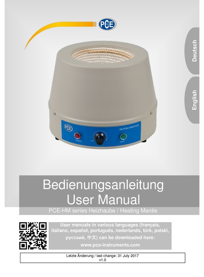 PCE Instruments PCE-HM Series User manual