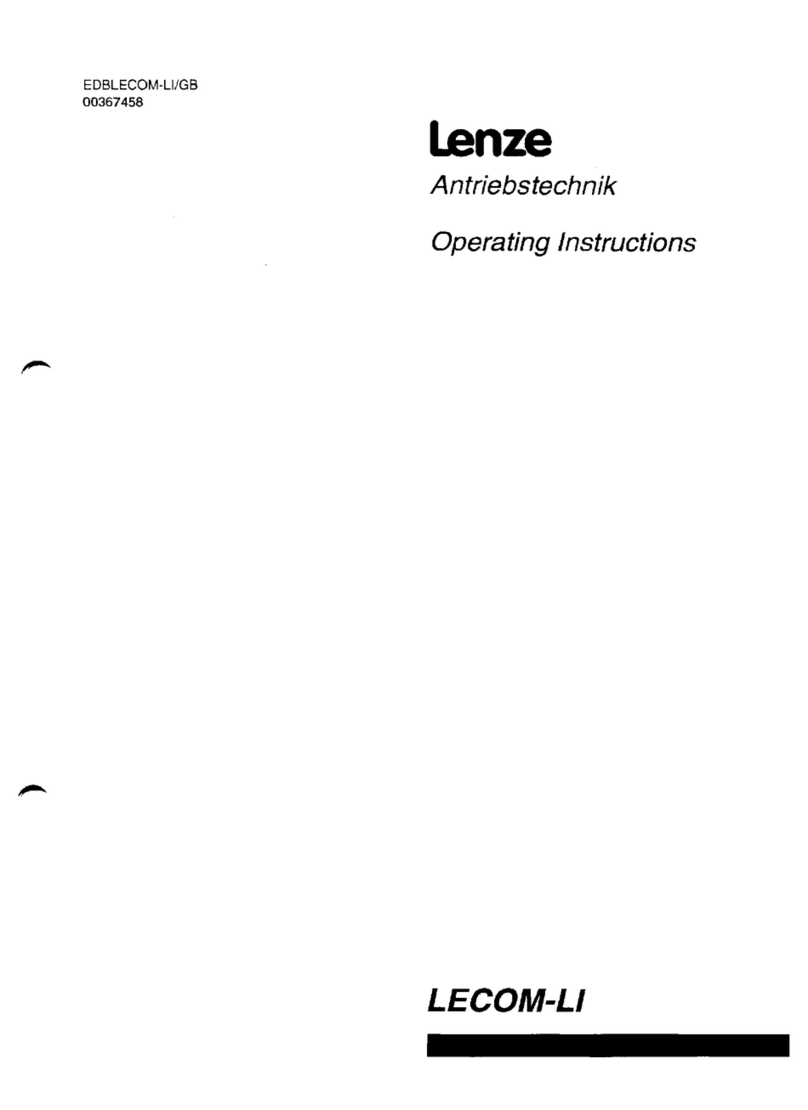 Lenze Lecom-Li User manual